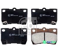 FEBI BILSTEIN REAR DISC BRAKE BRAKE PAD SET 170295 FOR LEXUS