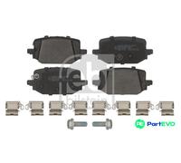FEBI BILSTEIN REAR DISC BRAKE BRAKE PAD SET 184228 FOR NISSAN
