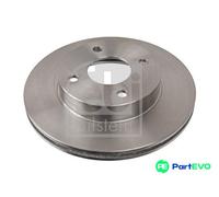 FEBI BILSTEIN REAR LEFT RIGHT 2 X BRAKE DISC 108595 FOR NISSAN