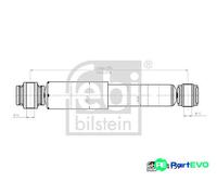 FEBI BILSTEIN REAR LEFT RIGHT SHOCK ABSORBER 194157