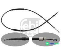 FEBI BILSTEIN REAR RIGHT PARKING BRAKE CABLE PULL 100563 FOR AUDI SEAT