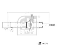FEBI BILSTEIN 194185 Shock absorber