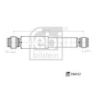 FEBI BILSTEIN SHOCK ABSORBER REAR LEFT REAR RIGHT MERCEDES-BENZ VIANO VITO VITO
