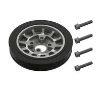 Febi Bilstein Torsional Vibration Damper Crankshaft Pulley fits VW Audi - 36344