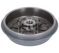 Febi Brake Drum Assembly Rear fits Peugeot 208 I 2012-2019 1.0 1.2 1.4 1.5 1.6