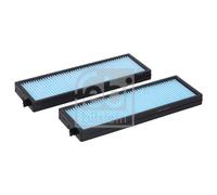 Febi Cabin Air Filter Set Wide High fits Hyundai I20 I 2008-2015 1.1 1.2 1.4 1.6