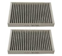 FEBI Filter Set Cabin Air Fits MERCEDES S-Class C216 W216 W221 2218300318