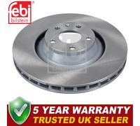 Febi Front 1x Brake Disc Fits Audi A6 Allroad 3.0 TDi 3.1 4.2