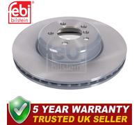 Febi Front 1x Brake Disc Fits BMW 3 Series 2011- 4 Series 2013- 2.0 D 2.8 3.0