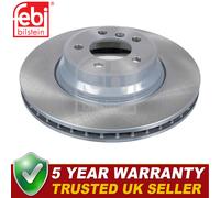 Febi Front 1x Brake Disc Fits BMW 7 Series 2001-2008