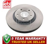Febi Front 1x Brake Disc Fits Jaguar XK8 1996-2006 XJ 1997-2003 3.2 4.0 4.2