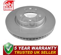 Febi Front 1x Brake Disc Fits Land Rover Discovery 2004-2018 2.7 D TD 3.0 4.0