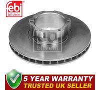 Febi Front 1x Brake Disc Fits Mercedes T2 Vario 2.9 D 4.0 4.2 4.3