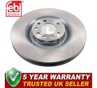 Febi Front 1x Brake Disc Fits Saab 9-3 2002-2015