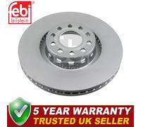 Febi Front Brake Disc Fits VW Phaeton 2002-2005 Audi A8 1996-2010 A6 1996-1997