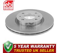 Febi Front Brake Discs Fits Alfa Romeo 145 Fiat Multipla Coupe Punto