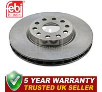 Febi Front Brake Discs Fits Alfa Romeo 166 1998-2007 2.0 2.4 D JTD 3.0
