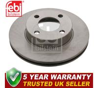 Febi Front Brake Discs Fits Audi 80 1991-1996 Coupe 1988-1992 Cabriolet 1991-94