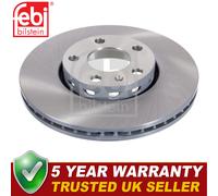 Febi Front Brake Discs Fits Audi A4 1994-2009 A6 1994-2005 VW Passat 1996-2000