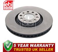 Febi Front Brake Discs Fits Audi A4 1997-2009 Allroad 2000-2005 A6 1997-2005