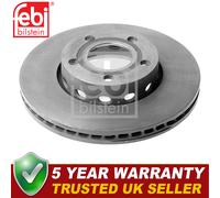 Febi Front Brake Discs Fits Audi Coupe 80 2.0 2.2 2.3 2.6 2.8