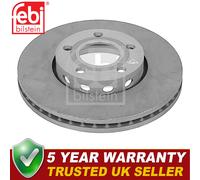 Febi Front Brake Discs Fits Audi Quattro 100 200 2.1 2.2 2.3 2.5 TDi