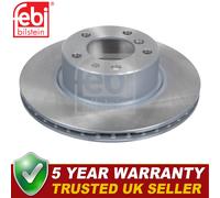 Febi Front Brake Discs Fits BMW 5 Series 1987-1996 7 Series 1987-1994