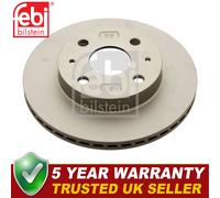 Febi Front Brake Discs Fits Daihatsu Sirion Storia YRV 1.0 1.3 1.5
