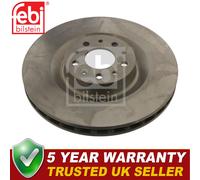 Febi Front Brake Discs Fits Fiat Doblo 2009- Vauxhall Combo 2011-