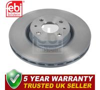 Febi Front Brake Discs Fits Fiat Doblo 500 Stilo Bravo