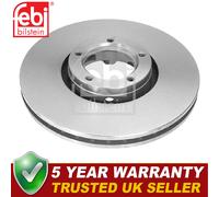 Febi Front Brake Discs Fits Ford Transit 1991-2000 Transit Tourneo 1994-2000