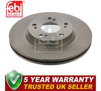 Febi Front Brake Discs Fits Honda Civic 2005- CR-V 2001-2007 Accord 1997-2008