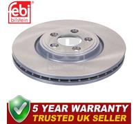 Febi Front Brake Discs Fits Jaguar XF 2008-2015 S-Type 1999-2008