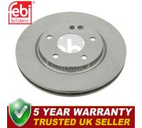 Febi Front Brake Discs Fits Mercedes Vaneo 2002-2005 1.6 1.7 CDi 1.9