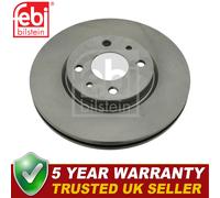 Febi Front Brake Discs Fits Panda Doblo Fiorino Stilo 500 Bravo Qubo MiTo