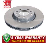 Febi Front Brake Discs Fits Peugeot 308 SW 1.2 1.5 HDi 1.6 2.0