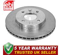 Febi Front Brake Discs Fits Renault Clio 1991- Kangoo 1997-