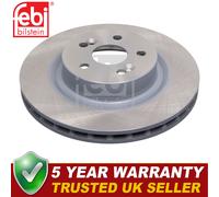 Febi Front Brake Discs Fits Renault Clio 2006-2014 Megane 2004-2009 2.0 dCi