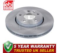 Febi Front Brake Discs Fits Renault Trafic 2001- Vauxhall Vivaro 2001-2014