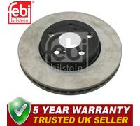 Febi Front Brake Discs Fits Toyota Avensis 1997-2003 1.6 1.8 2.0 D TD