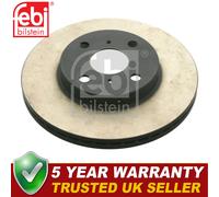 Febi Front Brake Discs Fits Toyota Yaris 1999-2005 MR2 1999-2007