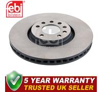 Febi Front Brake Discs Fits Vauxhall Astra 2004-2010 2.0