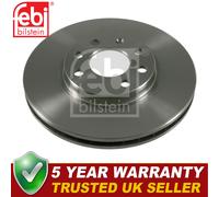 Febi Front Brake Discs Fits Vauxhall Combo Corsa Meriva