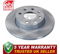 Febi Front Brake Discs Fits Vauxhall Corsa 2000-2006 1.0 1.2