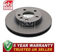 Febi Front Brake Discs Fits VW Transporter 1990-2003 California 1996-2003
