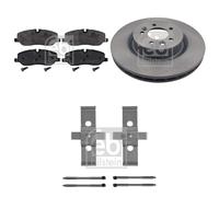 Febi Front Brake Discs & Pads with Fitting K fits Land Rover Range Rover Sport I