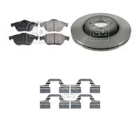 Febi Front Brake Discs & Pads with Fitting Kit fits Renault Scénic II 2003-2008