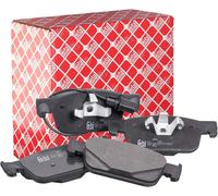 Febi Front Brake Pad Set fits Fiat Fullback Pickup 2016 on 2.4