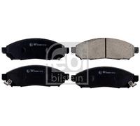 Febi Front Brake Pad Set fits Nissan Pathfinder III 2005-2010 2.5 4.0