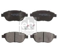 Febi Front Brake Pad Set fits Peugeot 207 2006-2013 1.4 1.6